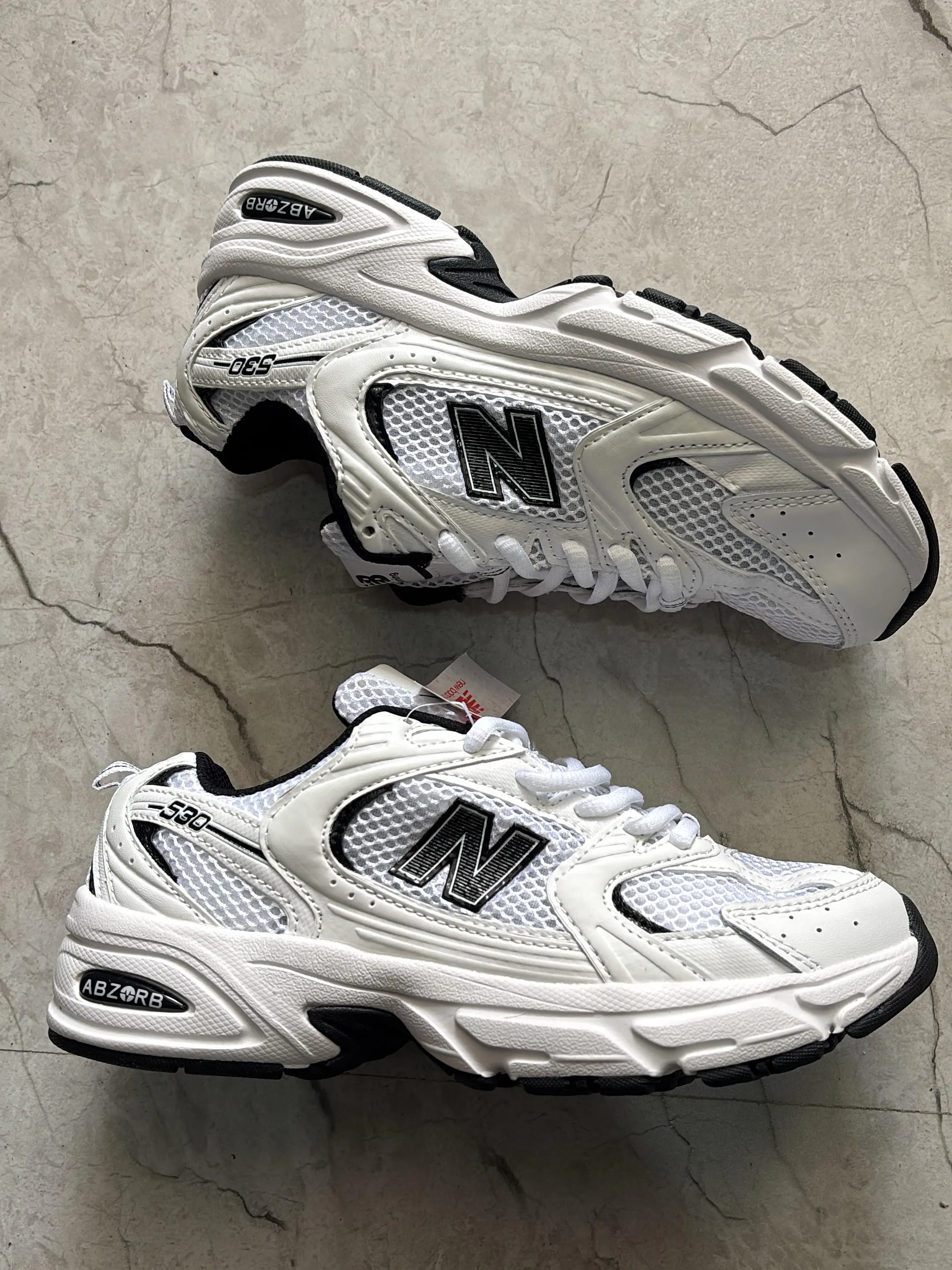 New balance 530 (white-black) (View 2)
